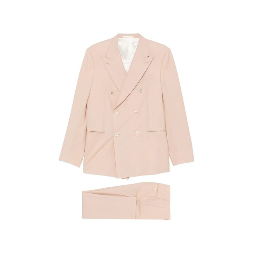 Caruso Neutrals Suits - Double  Breasted Suits Men